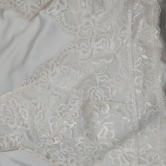 Cream nightgown/chemise Midi length size L/Xl Marks & Spencer - Picture 8 of 12